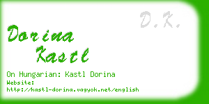 dorina kastl business card